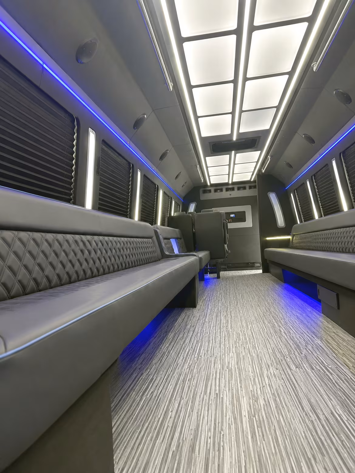 20 Passenger Party Bus Inside