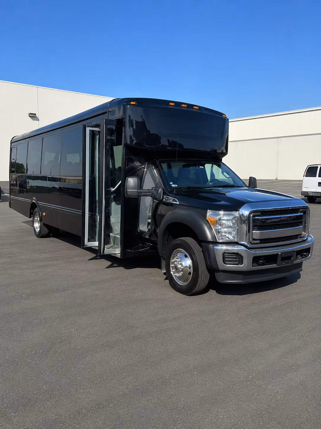 Interior of a party bus rental serving Mesa