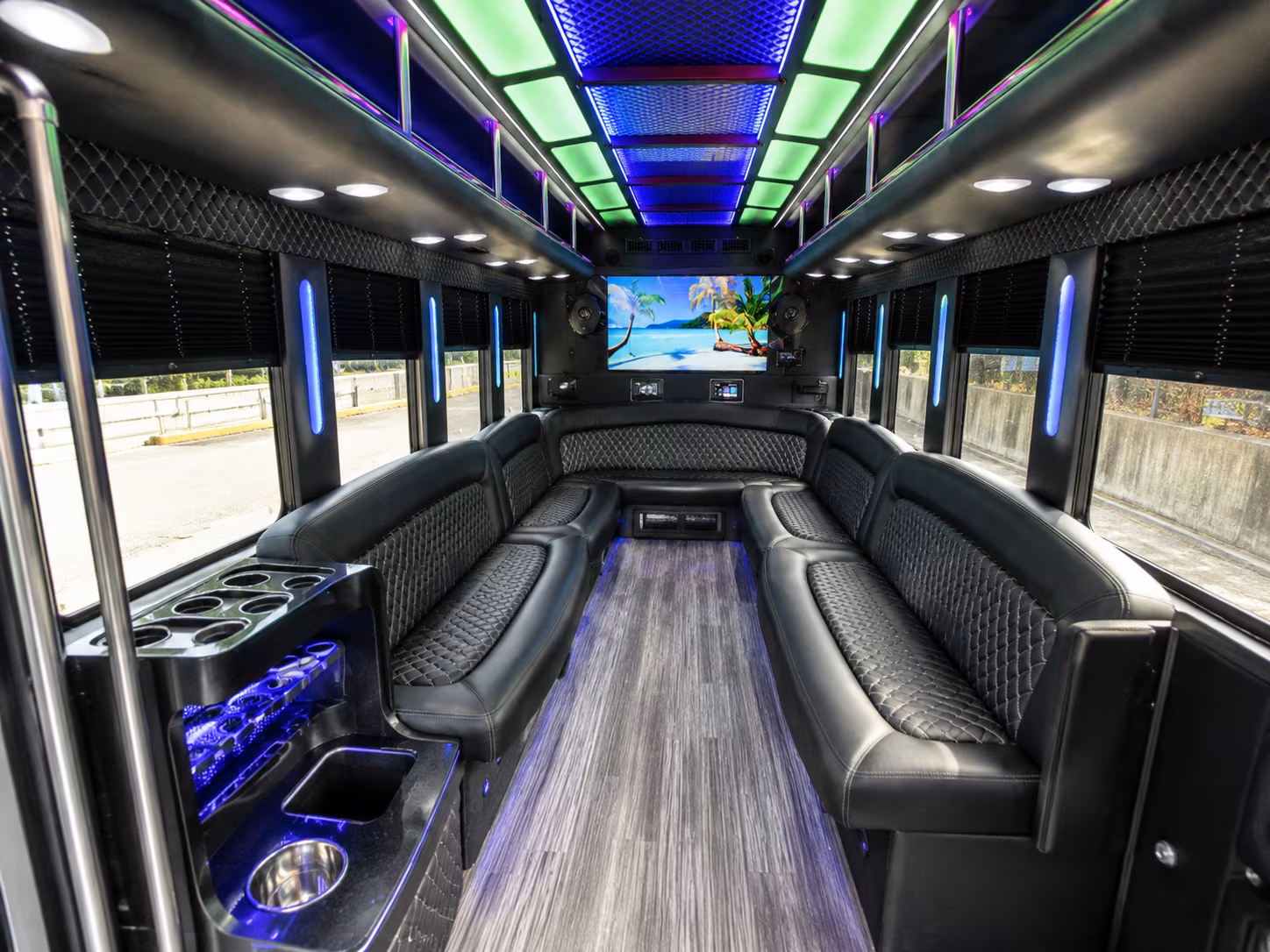 Mesa Concert & Music Festival Transportation party bus exterior