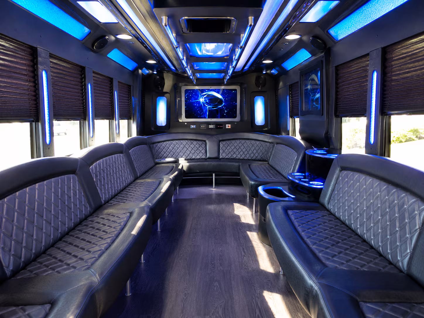 Mesa Prom & Homecoming Transportation party bus exterior