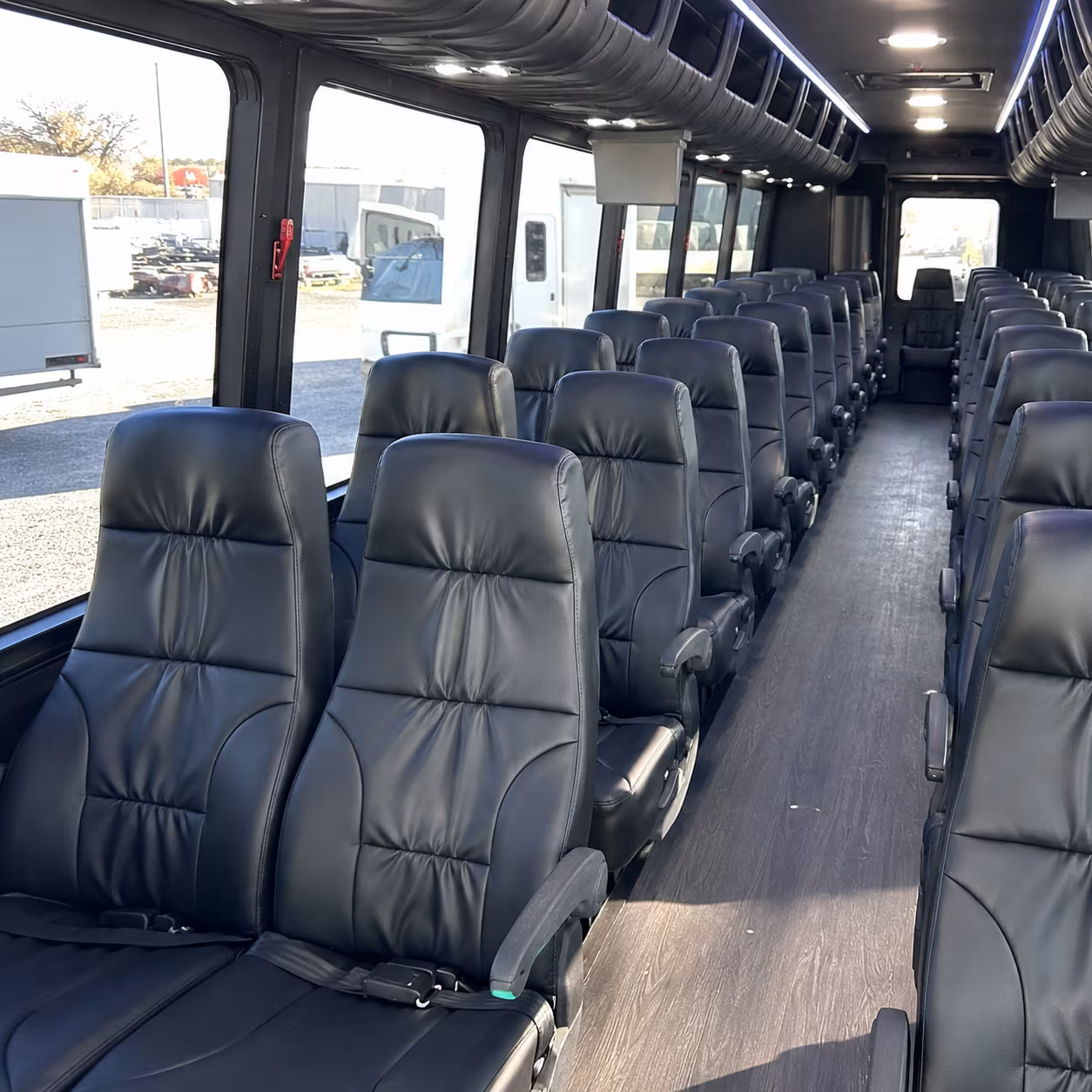 Mesa School Event Transportation party bus exterior