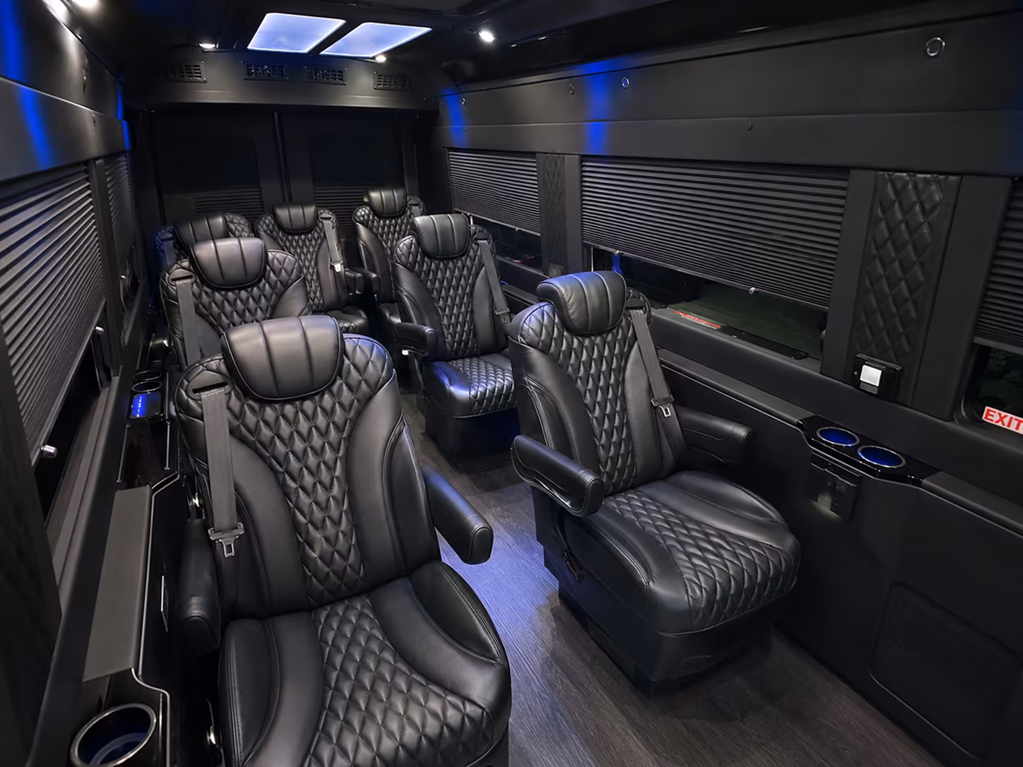 Mesa School Event Transportation party bus exterior