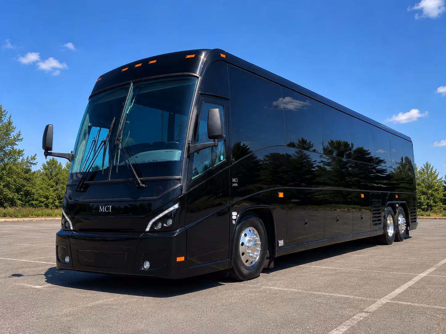 Mesa School Event Transportation party bus exterior