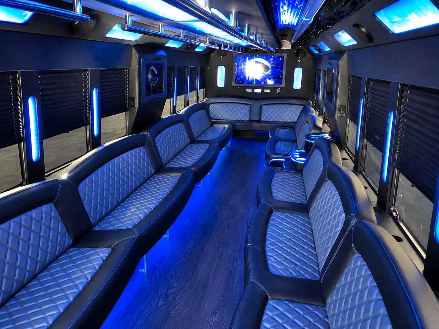 Mesa Sporting Event Transportation party bus exterior