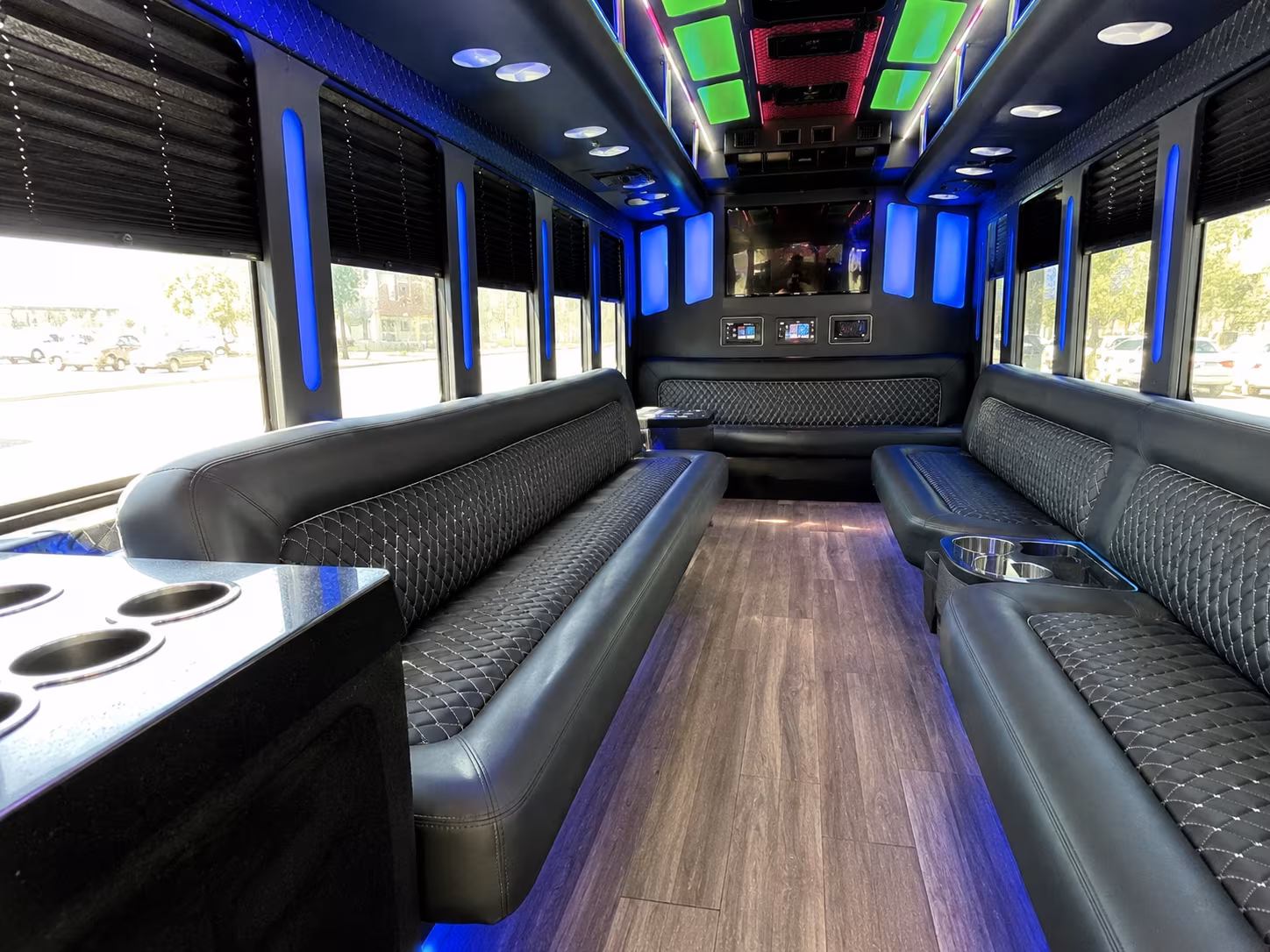 Mesa Sporting Event Transportation party bus exterior