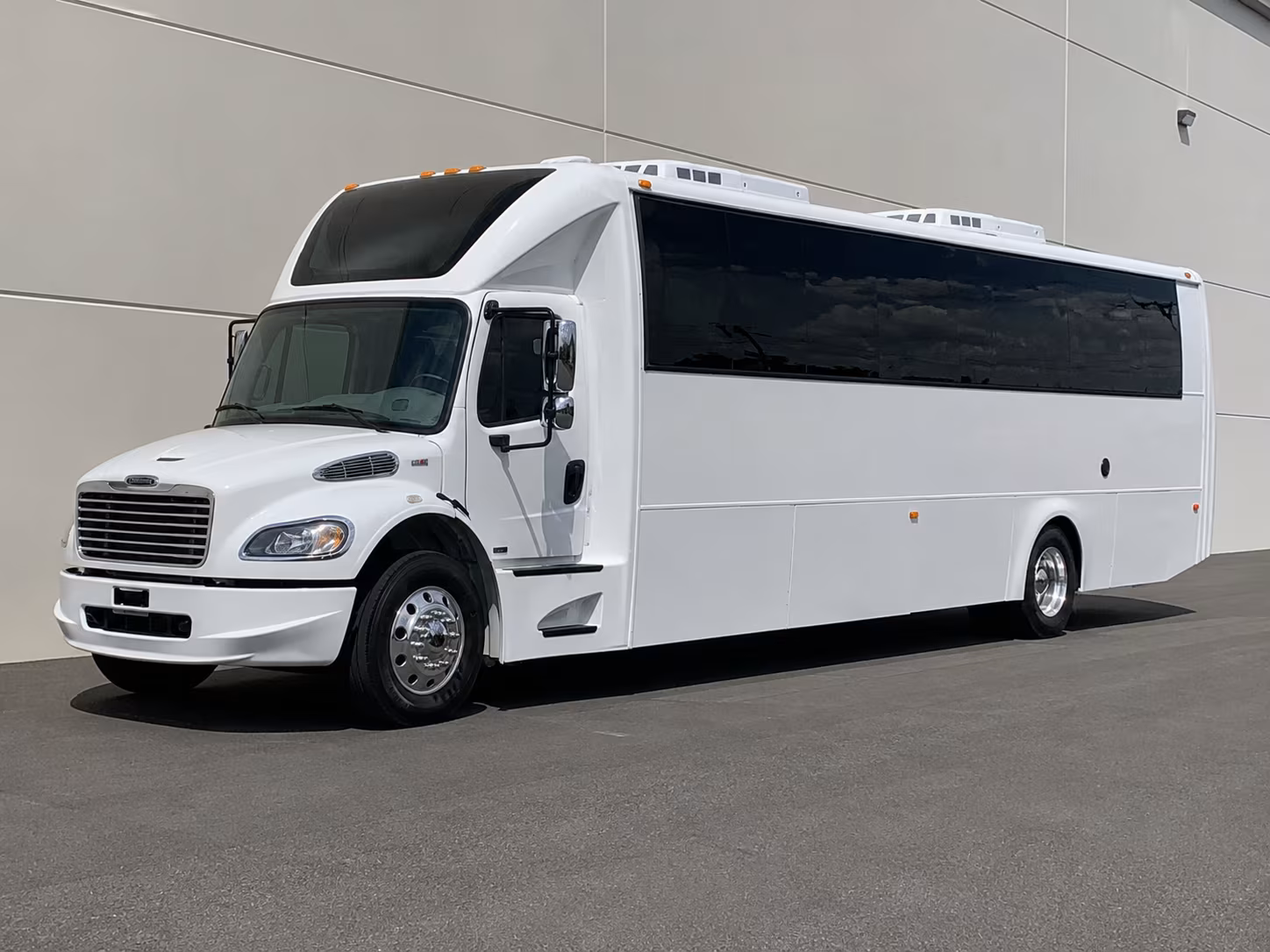 Mesa Wedding Transportation party bus exterior