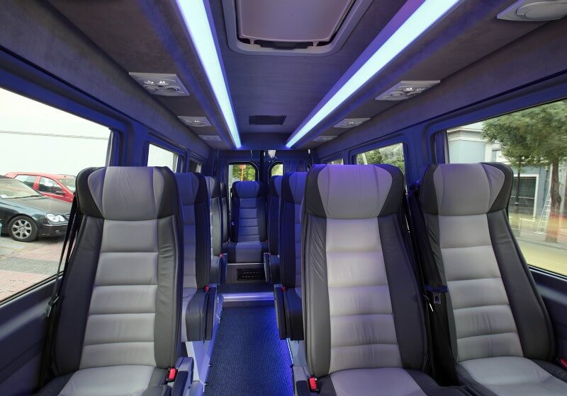 Flagstaff 18 Passenger Van/Minibus Interior