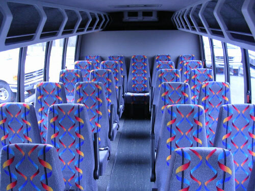 Oro Valley 24 Passenger Mini Bus Interior