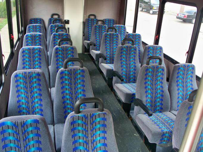 Flagstaff 25 Passenger Mini Bus Interior