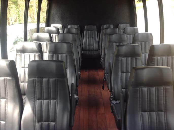 Queen Creek 30 Passenger Shuttle Bus Interior