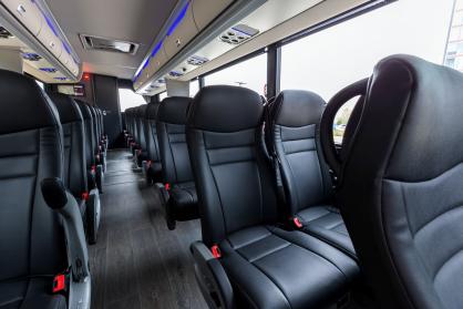 Flagstaff 45 Passenger Mini Coach Interior