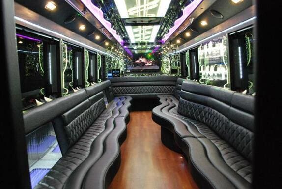 Flagstaff 25 Passenger Limo bus Interior